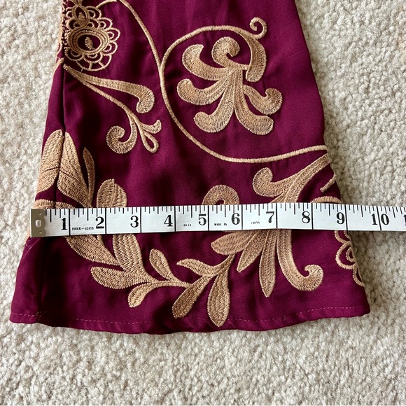 GIMMICKS Embroidered Bell Sleeve Mock Neck Boho Blouse—SZ. XS - Picture 17 of 17